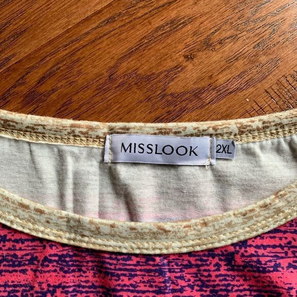 MissLook Multicolored Stripes T Shirt - Picture 10 of 10